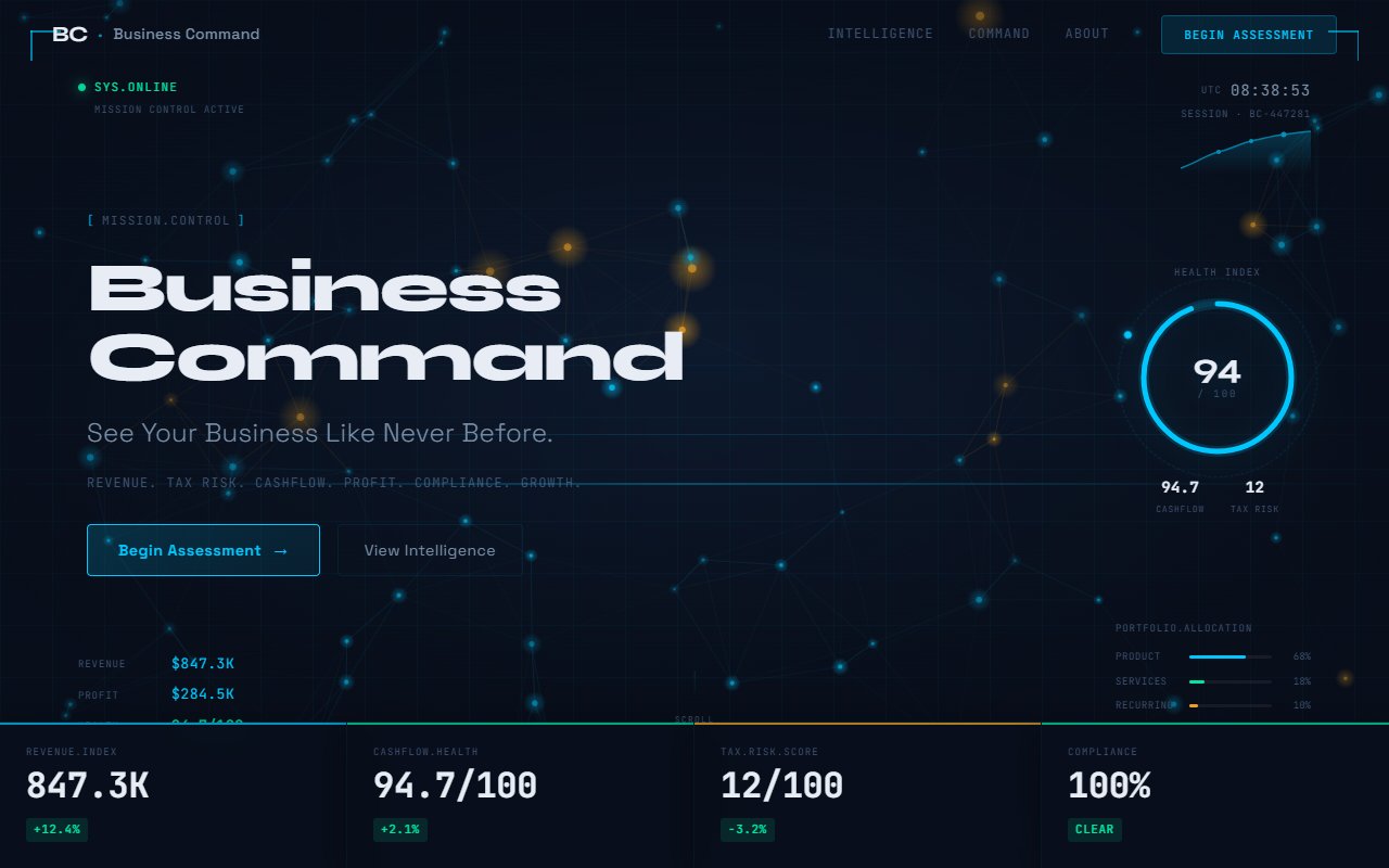 Business Command System Screenshot