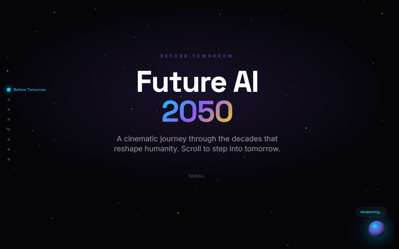 Future AI 2050 System Screenshot