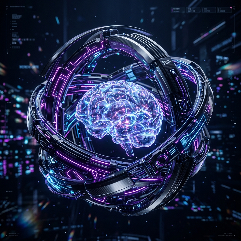 AI Agent 3D Illustration
